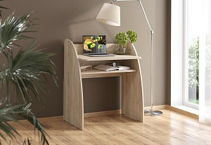 Стол компьютерный CD 8046 COMP 80x46 см, дуб сонома светлый